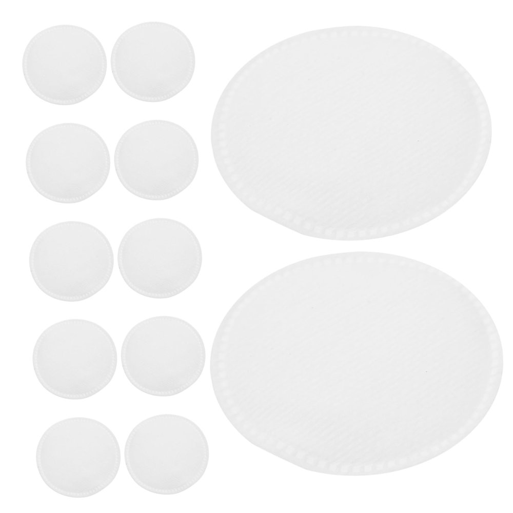 CATIEBYE 60pcs Round Facial Cotton Pads Soft Absorbent Makeup Remover Wipes Disposable Cleansing Towels for Skin Care and Nail Art Salon Use