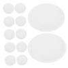 CATIEBYE 60pcs Round Facial Cotton Pads Soft Absorbent Makeup Remover Wipes Disposable Cleansing Towels for Skin Care and Nail Art Salon Use view 1