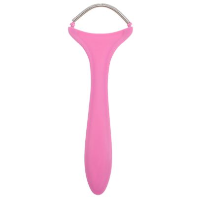 COMPUKAS Spring Facial Hair Remover Roller Portable Manual Face Hair Removal Tool for Upper Lip Cheek Chin Non Slip Handle Travel Friendly Without Batteries