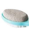 Beaupretty 3Pcs Multifunctional Double Sided Feet Files Callus Remover Pedicure Scrubber with Ergonomic Handle for Dead Skin Removal Softening Rough Heels Rosy Blue Green view 3