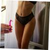 BAZEITFLOW Women Bikini Hair Shaper Razor Silicone Intimate Hair Trimmer with Shaving Stencil Smooth Private Area Removal Tool for Sensitive Skin Random Color view 3