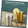 TOYZFRIENDY Stainless Steel Shaving Bowl for Men Stable Rounded Base Capacity Bubbling Soap Cup Easy Lathering for Comfortable Grooming and Gift Giving view 2