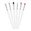 DECORNIJIA 6PCS Sequined Silicone Eyeshadow Brush Soft and Makeup Brushes for Comfortable Application and Easy Cleaning Portable Cosmetic Tool for Daily Use and Travel view 1