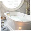 Beaupretty Household Bathtub Pillow with Suction Cups Soft Breathable PVC Bath Cushion for Head Neck Support Comfortable Soaking Tube Pillow for Spa Shower and Relaxation Ergonomic Bathroom view 3