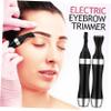 NOLITOY Electric Eyebrow Trimmer with Precision Shaper and Multiple Heads Portable Facial Hair Remover for Nose and Eyebrows Ergonomic Grip to Use for Women view 3