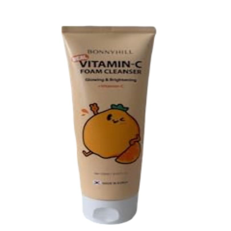 BONNY HILL Foam Cleanser, 250ml/8.45 fl oz, Korean Skincare Vitamin-C