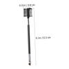 COOPHYA 3pcs Double Ended Eyebrow Brush and Eyelash Comb Dual Use Cosmetic Makeup Tool for and Precise Eyebrow Shaping in Black view 2