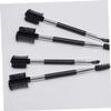 COOPHYA 3pcs Double Ended Eyebrow Brush and Eyelash Comb Dual Use Cosmetic Makeup Tool for and Precise Eyebrow Shaping in Black view 4