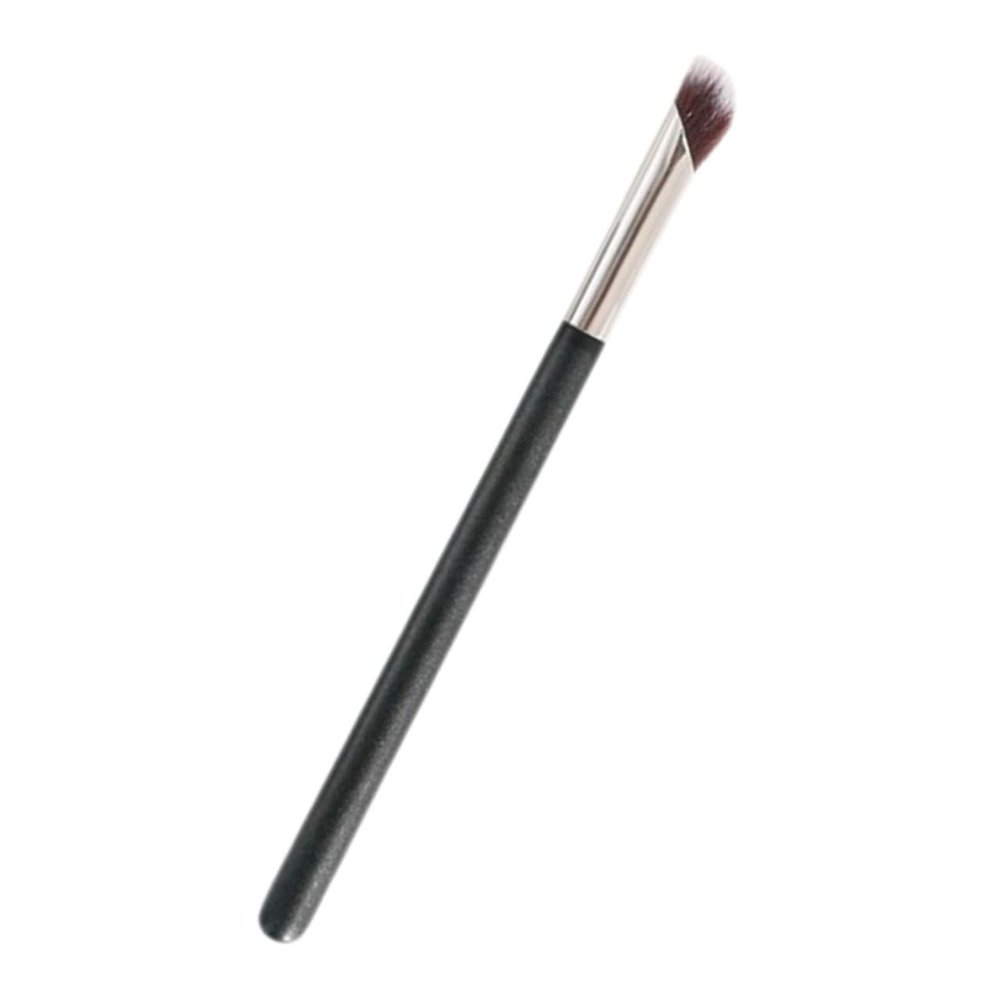 LOORGVEL Small Angled Concealer Brush for Under Eye Makeup Flat Blending Brush with Ergonomic Handle for Cream Concealer Eyeshadow Nose Contour Professional and Home Use