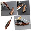 Beaupretty Vintage Manual Beard Shaving Cutter Wood Handle Holder Compact Lightweight Classic Barber Tool for Mens Grooming and Travel Practical Fathers and Friends view 3
