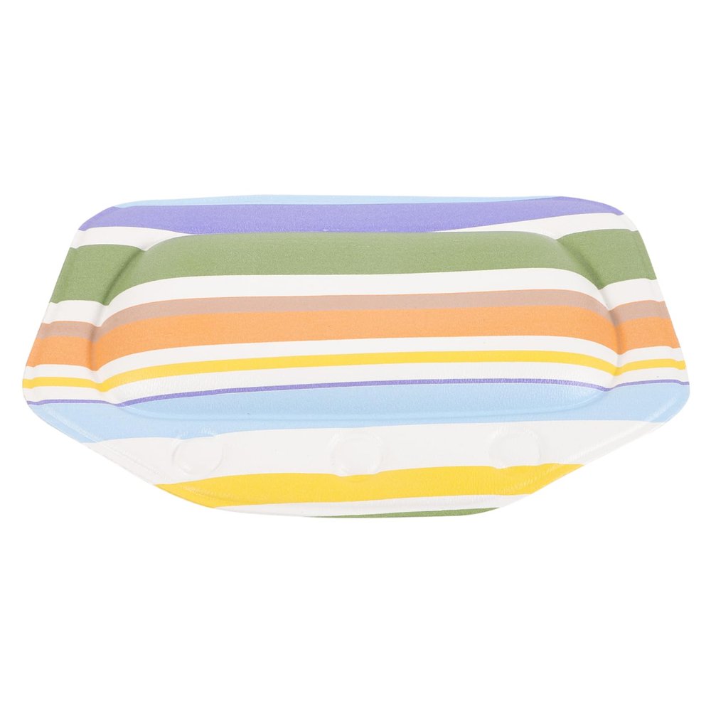 Beaupretty Supple PVC Bathtub Pillow with Strong Suction Cups for Back and Head Support Breathable Bath Cushion for Adults Comfortable Tub Accessory for Home Hotels and Spas