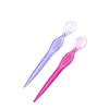Baluue 3Pcs Stainless Steel Eyebrow Razors Portable Eyebrow Trimmers with Non Slip Grip Lightweight Beauty Makeup Tools for Women Travel Use view 4