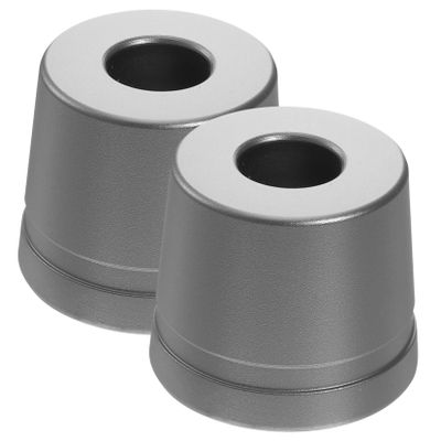 DINHEAROM 2pcs Aluminum Safety Razor Stands Portable Manual Razor Holders Sturdy Base for Mens Shaving Tools Bathroom Organization and Drying