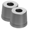 DINHEAROM 2pcs Aluminum Safety Razor Stands Portable Manual Razor Holders Sturdy Base for Mens Shaving Tools Bathroom Organization and Drying view 1