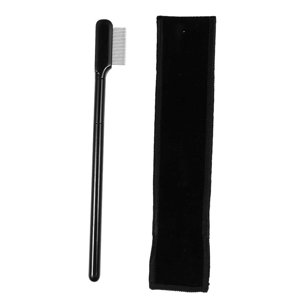 DINHEAROM Long Handle Eyebrow Brush Comb Makeup Tool for Women and Men Eyelash Beauty Tool for Precise Eyebrow Shaping and Lash Separation Comfortable Grip for Daily Use