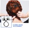ADOCARN Flexible Hair Clips Hair Bun Maker for Women Easy to Use Headband Instant Stylish Updo Birthday and Christmas view 3