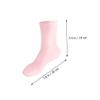 Beaupretty Long Moisturizing Foot Covers for Dry Cracked Feet Softening and Nourishing Skin Comfortable and Supple Suitable for Daytime Overnight Use Pink view 2
