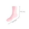 Baluue Moisturizing Socks for Cracked Heels Breathable Long Foot Covers with Elastic Fit Skin Cracking Protection for Womens Daily Home Use view 2