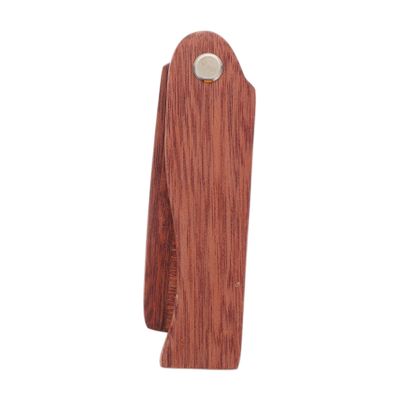 Baluue Portable Folding Wooden Mustache Comb for Men Beard Care Safe Material Compact Pocket for Professional Salon Styling and All Beard Types