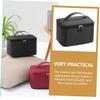 ADOCARN Capacity Toiletry Bag for Men and Women Portable Zipper Storage Organizer for Travel and Business Trips Multipurpose Makeup and Personal Care Pouch in Black view 2