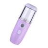 NULYLU Portable USB Facial Mister Moisturizing Nano Face Sprayer with Water Tank for Hydration and Skin Moisture Replenishment Compact Purple Humidifier Steamer view 1