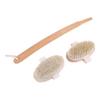 FONDOTIN Wooden Shower Brush with Extra Long Handle Soft Bristles Body Scrubber for Deep Cleansing and Exfoliating Skin Massager Bath Accessory for Hard to Reach Back Areas Bathing view 1