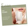 SMASOLO Soft Bristle Manual Facial Brush for Gentle Cleansing and Exfoliation Portable Compact Face Scrubber to Promote and Enhance Skincare Absorption for Home and Travel Use view 2