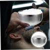 ADOCARN Stainless Steel Men Shaving Bowl with Lid Cream Soap Container Practical Grooming Accessory for Home Barber Shop and Salon Use view 2