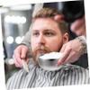 ADOCARN Stainless Steel Men Shaving Bowl with Lid Cream Soap Container Practical Grooming Accessory for Home Barber Shop and Salon Use view 3