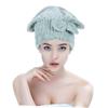 NULYLU 2pcs Coral Fleece Hair Drying Towels Absorbent Lightweight Bathing Caps for Women Quick Dry Hair Wraps with Cute Cartoon Design Reduce Frizz and Breakage for Travel and Home Use view 4