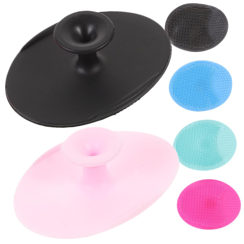 TOYZFRIENDY 6pcs Silicone Face Scrubber with Skin Friendly Material Deep Cleansing Exfoliator for Gentle Acne and Oil Removal Brushes Multi for Daily Skincare Routine