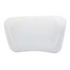 WATIIFUFU PU Bathtub Pillow with Suction Cups Soft Bath Neck Cushion for Use Compatible with All Tub White view 1