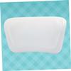 WATIIFUFU PU Bathtub Pillow with Suction Cups Soft Bath Neck Cushion for Use Compatible with All Tub White view 4