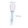 BELLIFFY 2Pcs Double Sided Foot Scrubber Pedicure Tools for Hard Skin Removal Natural Exfoliate Stone for Callus Softening and Smooth Feet Sanding Stones Random Color view 2