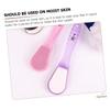 BELLIFFY 2Pcs Double Sided Foot Scrubber Pedicure Tools for Hard Skin Removal Natural Exfoliate Stone for Callus Softening and Smooth Feet Sanding Stones Random Color view 4