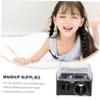 MOTHNUR 4pcs Double Makeup Pencil Sharpener for Eyeliner Eyebrow Pencils Cosmetic Tool for Women Suitable for Small Pens Efficient and Precise Sharpening in Black Random Color view 2