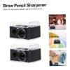 MOTHNUR 4pcs Double Makeup Pencil Sharpener for Eyeliner Eyebrow Pencils Cosmetic Tool for Women Suitable for Small Pens Efficient and Precise Sharpening in Black Random Color view 4