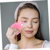 BAZEITFLOW 4pcs Silicone Face Scrubber Brush for Deep Facial Cleansing and Massage Soft Cartoon Rabbit Design Ergonomic Small Lightweight Cleansing Tool for Oily Skin Care view 2