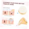 ADOCARN Wood Handle Facial Cleansing Brush for Gentle Exfoliating and Deep Pore Cleaning Makeup Removal Brush with Comfortable Grip for Enhanced Skincare Absorption and Face Massaging view 2