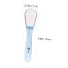 WRITWAA 2Pcs Dual Sided Pedicure Foot Stone for Dead Skin Removal Exfoliating Foot Scrubber and Massage Tool Natural Grinding Stone for Hard Skin Lightweight and Portable Random Color view 2