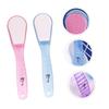 WRITWAA 2Pcs Dual Sided Pedicure Foot Stone for Dead Skin Removal Exfoliating Foot Scrubber and Massage Tool Natural Grinding Stone for Hard Skin Lightweight and Portable Random Color view 3