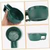 Happyyami Men Shaving Bowl Thickened Plastic Shave Soap Container with Stable Base for Travel and Home Use Smooth Edges Warm Retention Reusable Grooming Equipment view 2