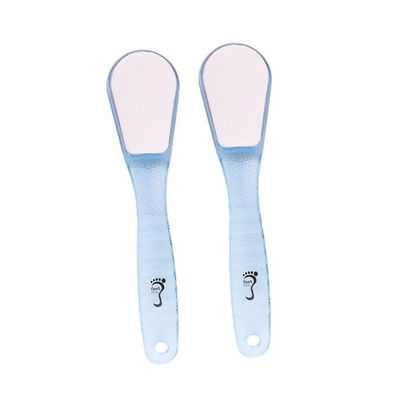LALADEFIEE 2Pcs Double Sided Pedicure Foot Grinding Stone Callus Remover Scraping Plate for Hard Skin Exfoliating Corns Remover Feet Care Accessory Lightweight with Comfortable Random Color
