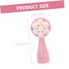 Healvian Manual Facial Cleansing Brush with Soft Silicone Bristles Lightweight Portable Face Scrubber for Deep Skin Cleaning and Makeup Removal Gentle Exfoliator for Sensitive Skin view 2