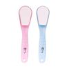 AUTSUPPL 2Pcs Double Sided Pedicure Tool Foot Scrubber for Dead Skin Removal Rough Stone Exfoliator Foot Care Props Massage Grip Random Color view 1