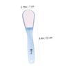 AUTSUPPL 2Pcs Double Sided Pedicure Tool Foot Scrubber for Dead Skin Removal Rough Stone Exfoliator Foot Care Props Massage Grip Random Color view 2