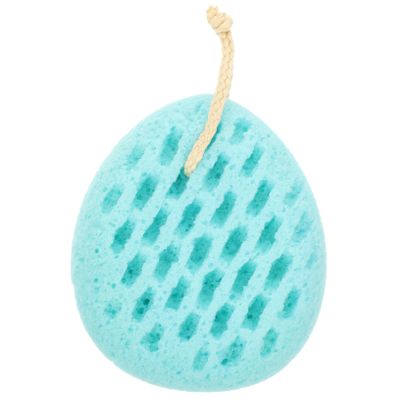 ADOCARN Supple Back Scrubber Bath Sponge for Shower Gentle Exfoliating Body Sponge with Massage Texture Suitable for Skin Cleansing Reusable and Soft Fruit Green