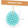 ADOCARN Supple Back Scrubber Bath Sponge for Shower Gentle Exfoliating Body Sponge with Massage Texture Suitable for Skin Cleansing Reusable and Soft Fruit Green view 2