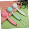 Anneome 3pcs Manual Silicone Facial Cleansing Brushes Soft Skin Care Face Wash Scrubbers for Travel Compact Gentle Deep Cleaning view 4