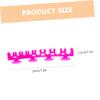 TINEASUR Silicone Makeup Brush Holder Suction Cup Rack Cosmetic Brush Storage Organizer Drying Stand with Grooves Compact Elastic Makeup Tool Shelf view 2